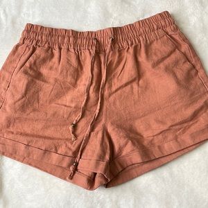 Linen shorts